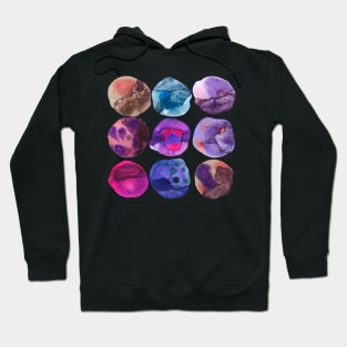 Watercolor Circles Perfect Gift for Watercolor Artists Hoodie